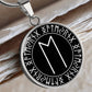 Runes of Trust Necklace in Silver or Gold - Ehwaz