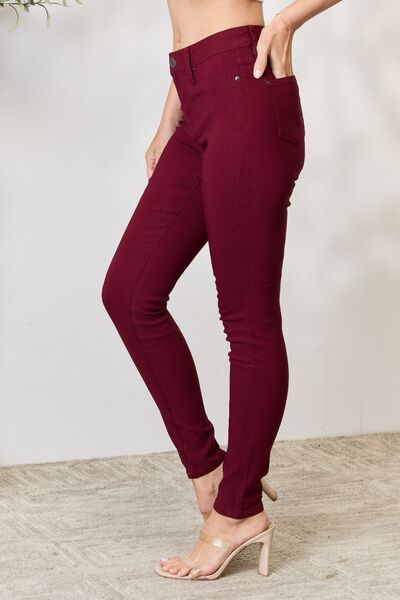 Amelie Hyperstretch Mid-Rise Skinny Jeans